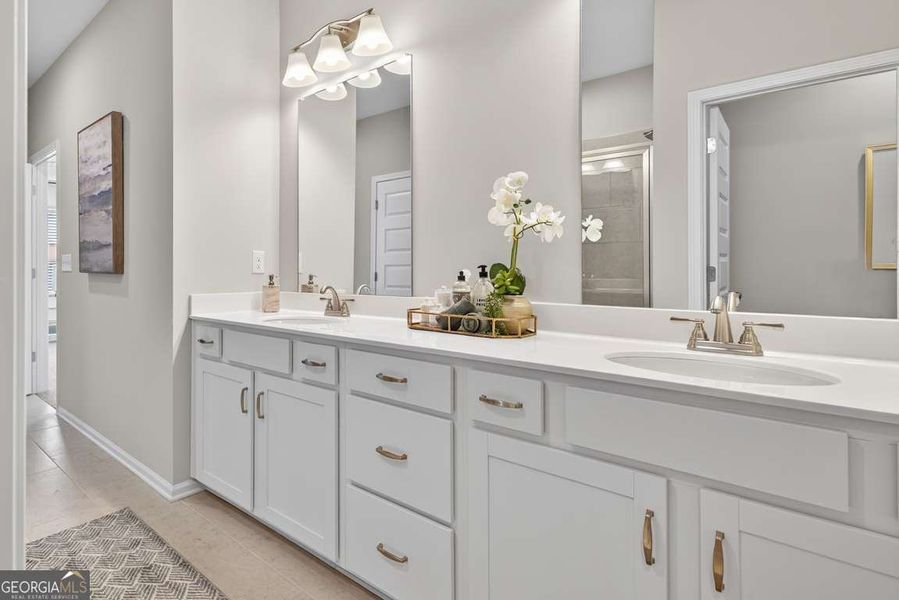 Furnished interior view inside a new home in Crescent Towns, Riverdale (Image 27).
