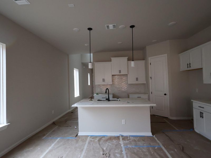In-progress construction of a new home in Heritage, Dripping Springs, TX (Image 13).