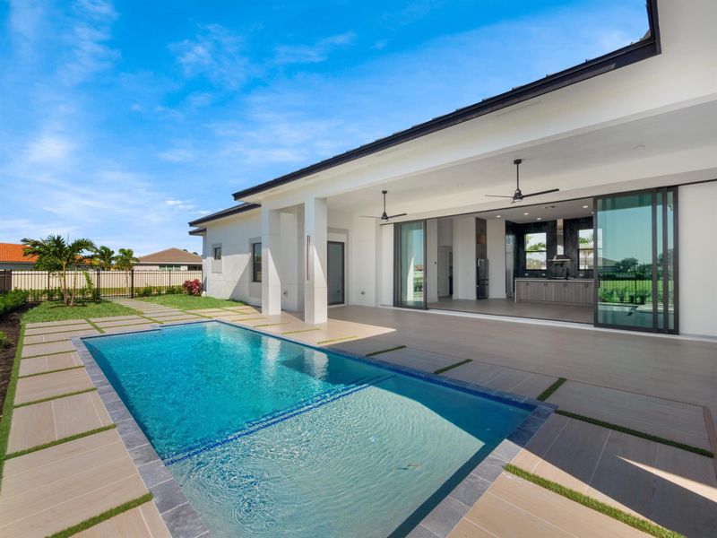 Front exterior of a new home in , Port St. Lucie, FL, highlighting curb appeal (Image 2).