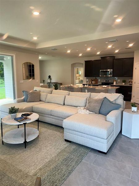 Furnished interior view inside a new home in Finley Woods, Gainesville (Image 10).