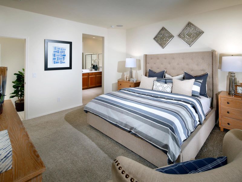 Furnished interior view inside a new home in The Preserve at Province II 55+/Active Adult, Maricopa (Image 11).