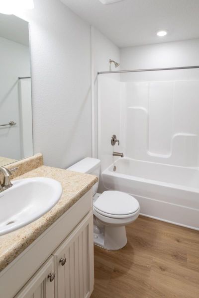 Representative furnished interior of a home built from the Plan 2005 by Adams Homes in Ashton View, Crestview (Image 8).