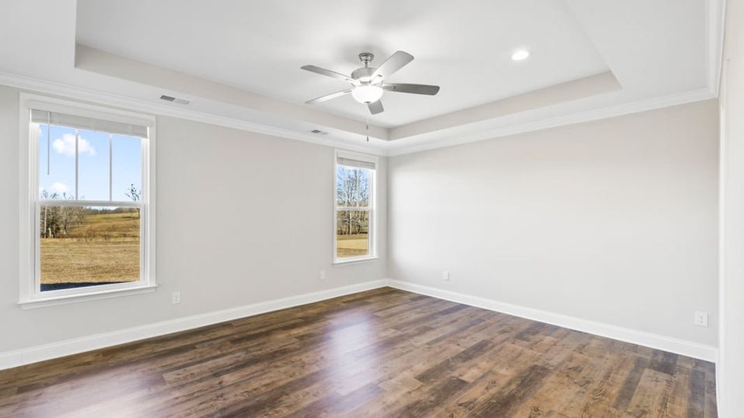 Representative unfurnished interior of a home built from the Crestone by D.R. Horton in Blue Ridge Trail, Fountain Inn (Image 29).