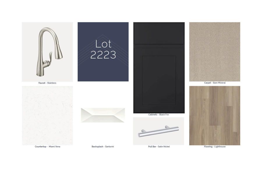 Sample of building materials used in homes in Lone Star Landing, Montgomery (Image 14).