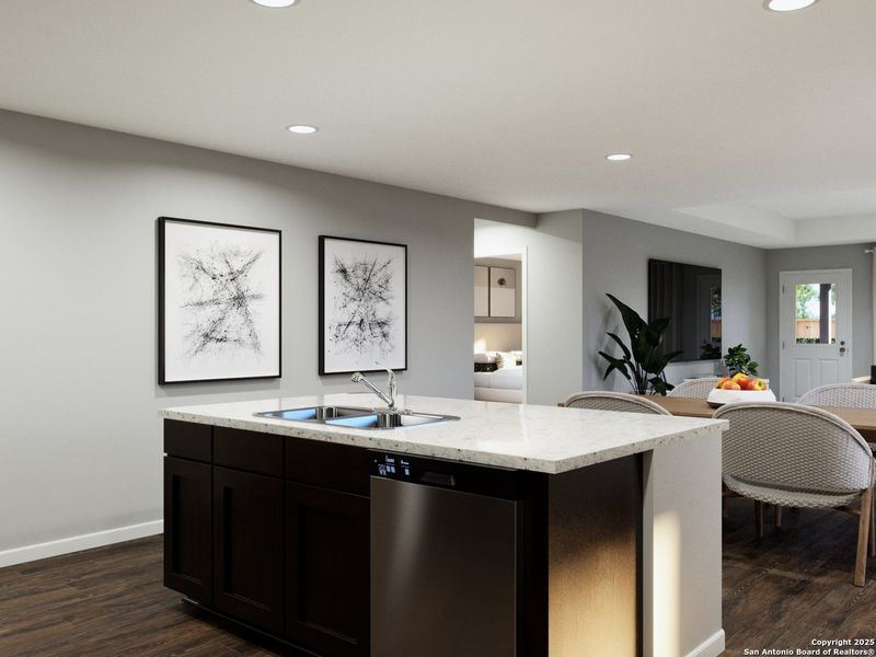 Furnished interior view inside a new home in Swenson Heights, Seguin (Image 20).