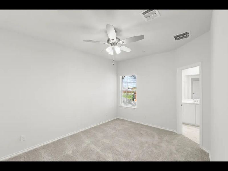 Front exterior of a new home in Sanger Circle, Sanger, TX, highlighting curb appeal (Image 13).