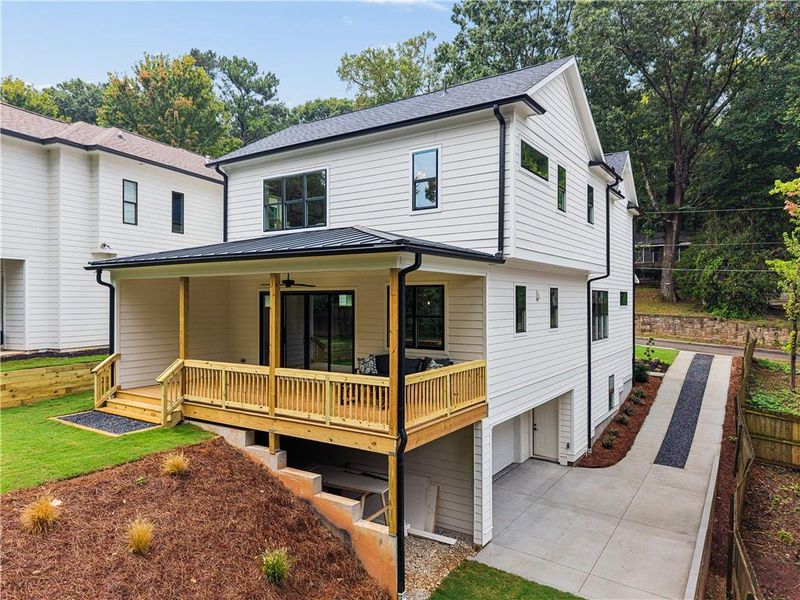 Exterior details and patio area of a home in , Scottdale (Image 30). Exterior details and patio area of a home in , Scottdale (Image 30).