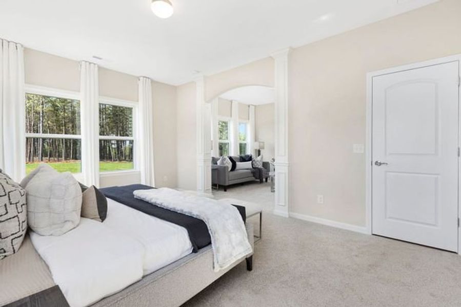 Representative furnished interior of a home built from the Broadway by True Homes in Wheatfield Estates, Statesville (Image 18).