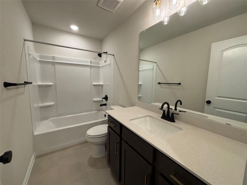 Furnished interior view inside a new home in Cannon Ranch 45s, Dripping Springs (Image 15).