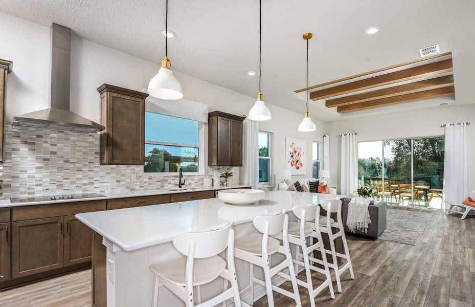 Open-Concept Kitchen with generous counter space