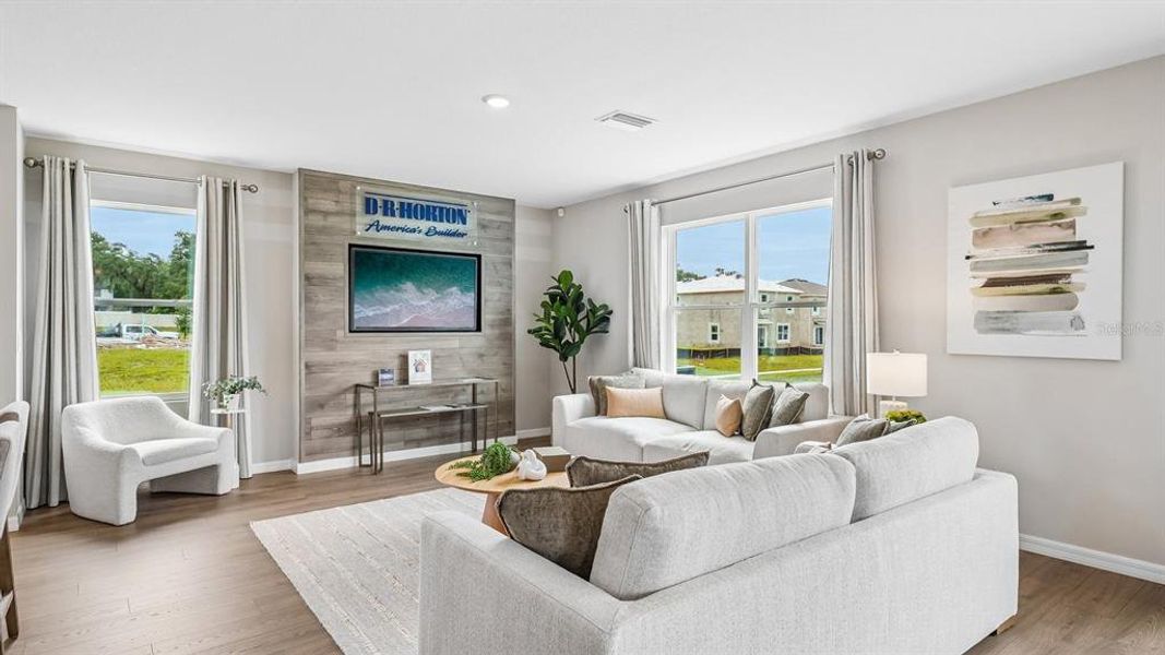 Furnished interior view inside a new home in Angeline, Land O' Lakes (Image 32).