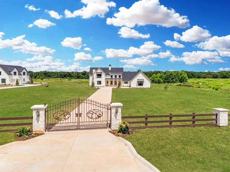 Front exterior of a new home in , Wills Point, TX, highlighting curb appeal (Image 24).