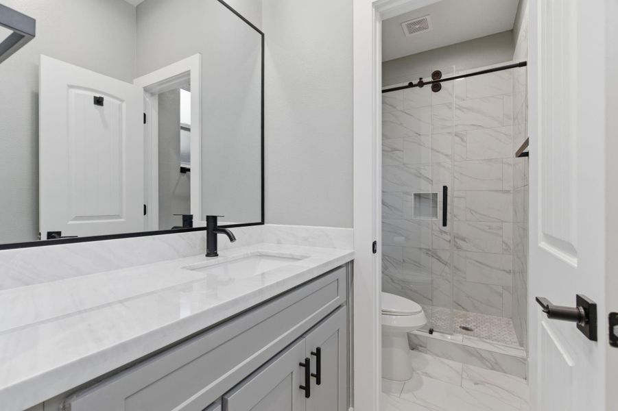 Furnished interior view inside a new home in , Houston (Image 6).