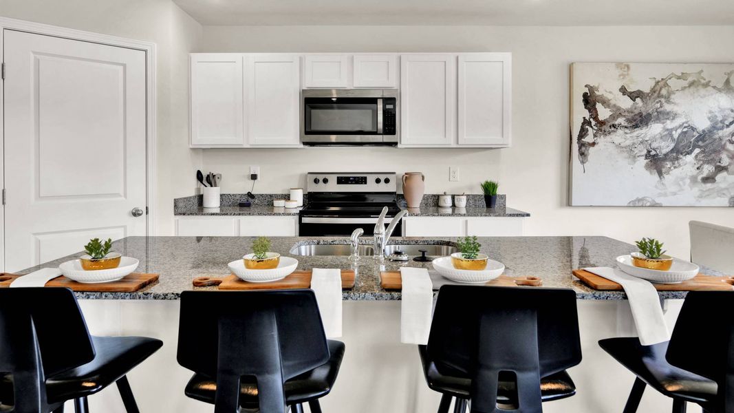 Furnished interior view inside a new home in Evergreen Landing, Rossville (Image 7).