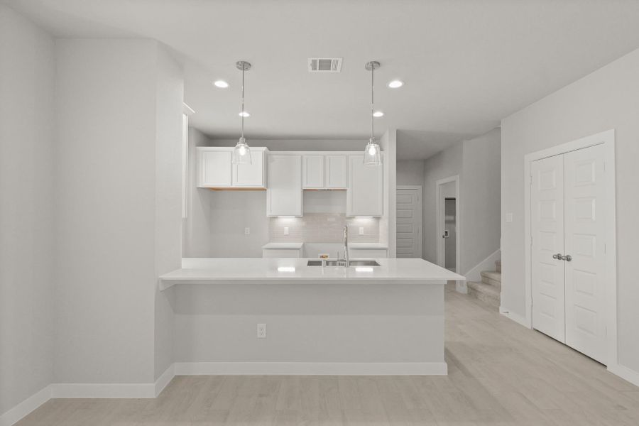 Furnished interior view inside a new home in Cypresswood Landing, Humble (Image 10). Furnished interior view inside a new home in Cypresswood Landing, Humble (Image 10).