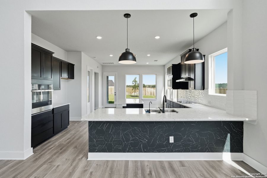 Furnished interior view inside a new home in Alsatian Oaks, Castroville (Image 19).