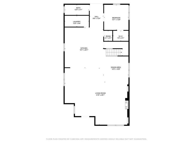 2D floor plan layout of this home in , Atlanta, GA (Image 5).