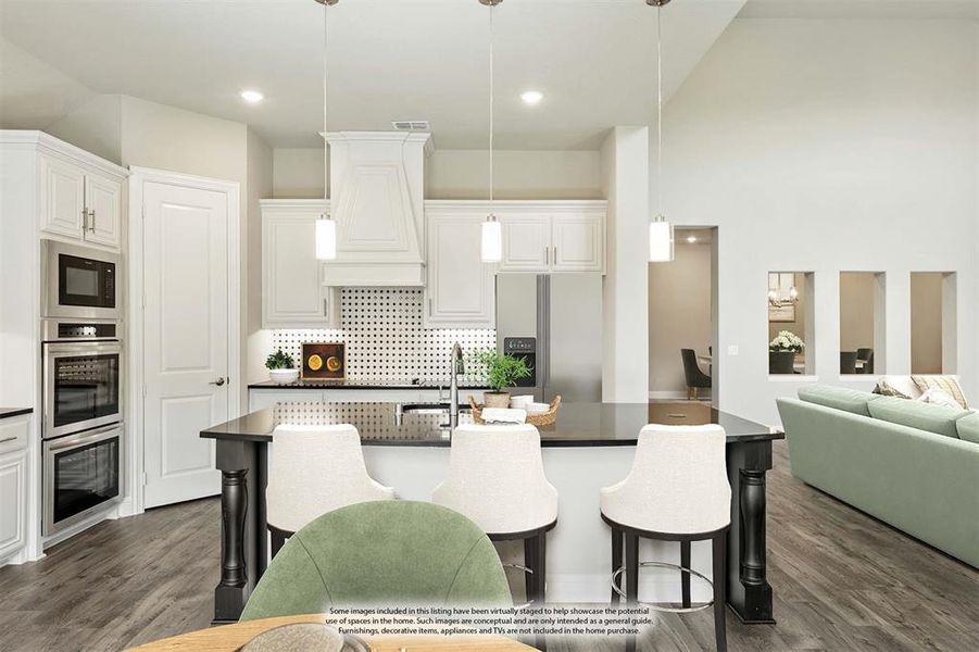 Furnished interior view inside a new home in Ridgepoint, Midlothian (Image 10).