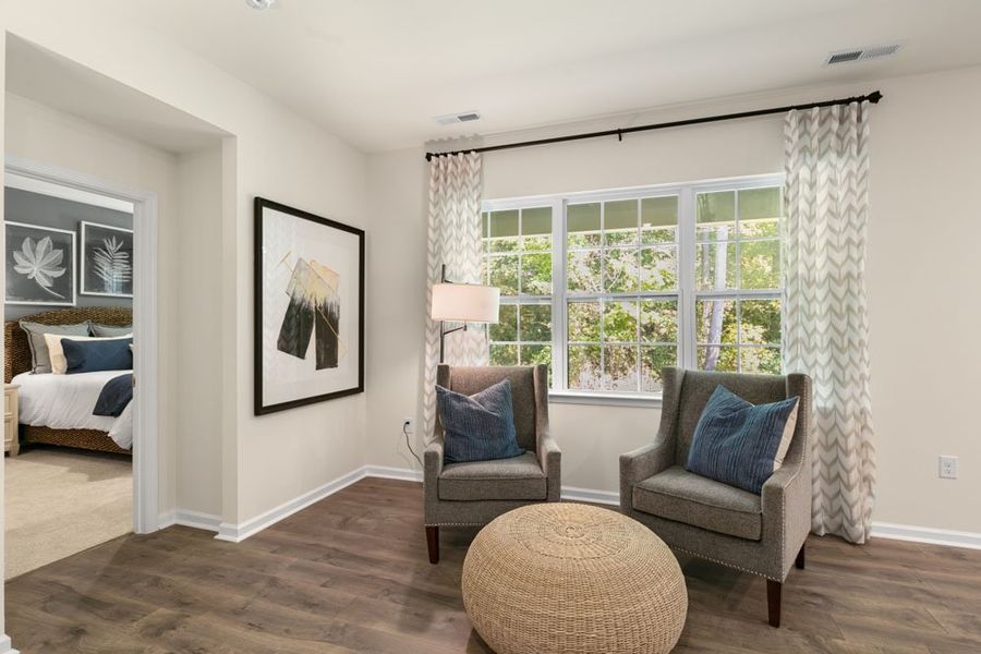 Representative furnished interior of a home built from the BOOTH by D.R. Horton in Gretchen Pines, West End (Image 11).