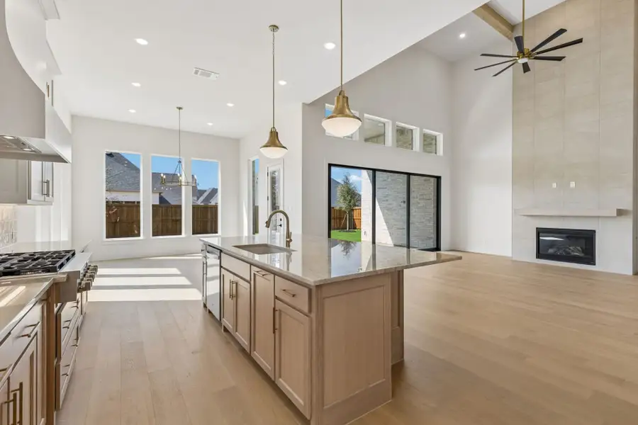 Furnished interior view inside a new home in StarView, Prosper (Image 8).