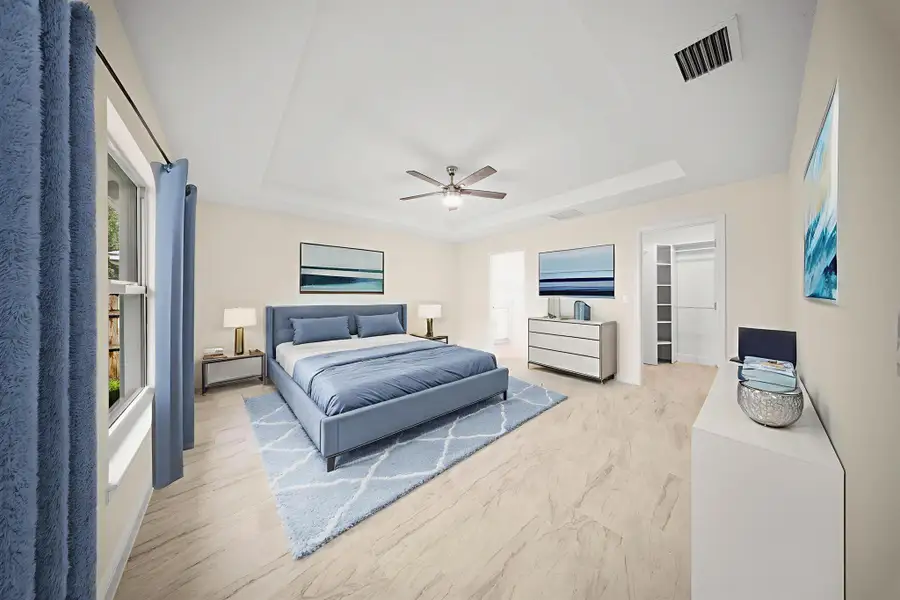 Furnished interior view inside a new home in , Fort Pierce (Image 24).