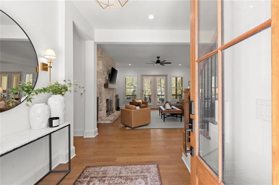 Furnished interior view inside a new home in , Marietta (Image 68). Furnished interior view inside a new home in , Marietta (Image 68).