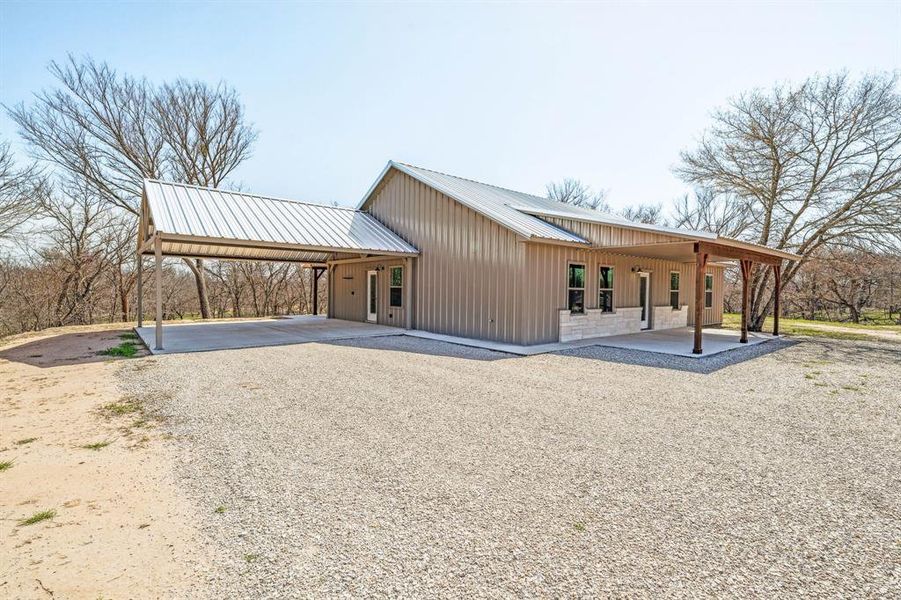 Front exterior of a new home in , Bluff Dale, TX, highlighting curb appeal (Image 2).