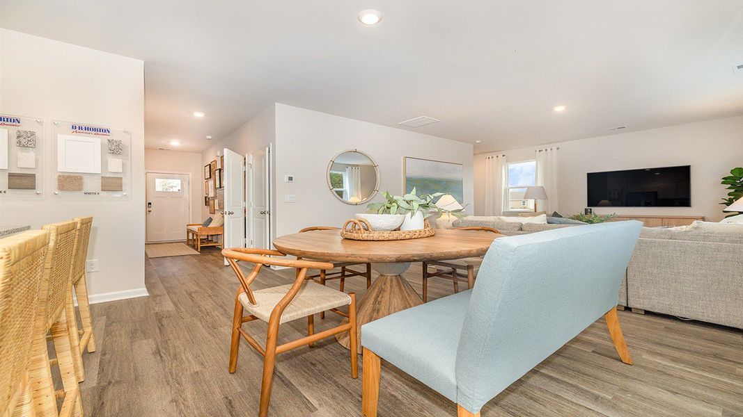Furnished interior view inside a new home in Harper Meadows, Loris (Image 9).