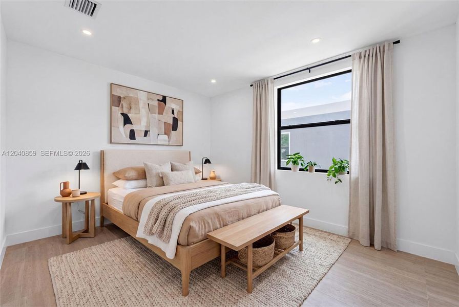 Furnished interior view inside a new home in , Miami (Image 16). Furnished interior view inside a new home in , Miami (Image 16).