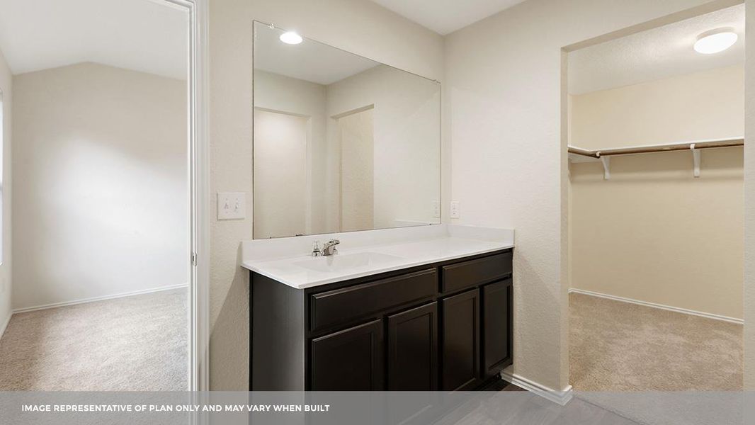 Furnished interior view inside a new home in Carillon, Manor (Image 8).