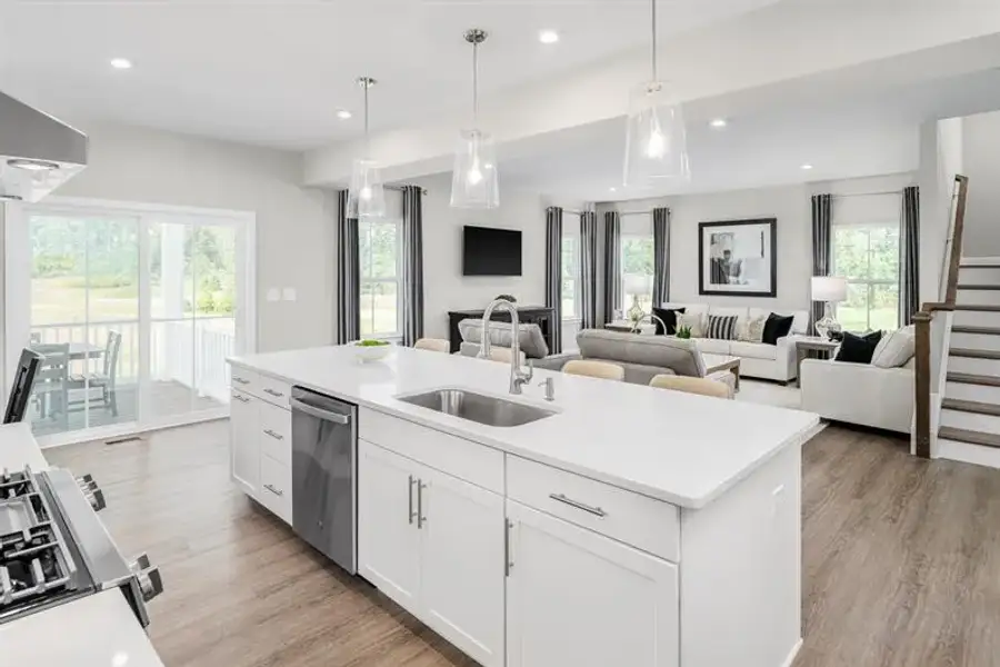 Representative furnished interior of a home built from the Columbia by Ryan Homes in Three Rivers, Murfreesboro (Image 8).