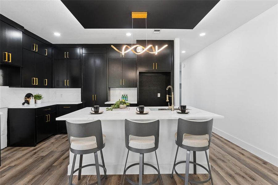 Furnished interior view inside a new home in , Dallas (Image 15).