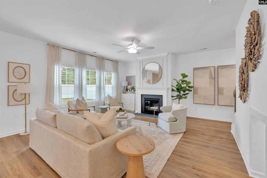Furnished interior view inside a new home in Boykin Hills, Chapin (Image 14).