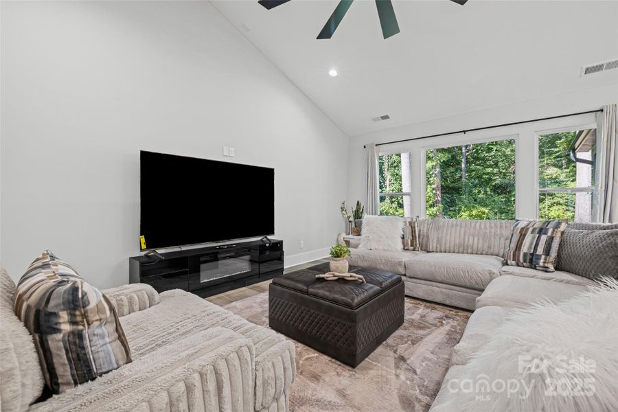 Furnished interior view inside a new home in , Clover (Image 3).