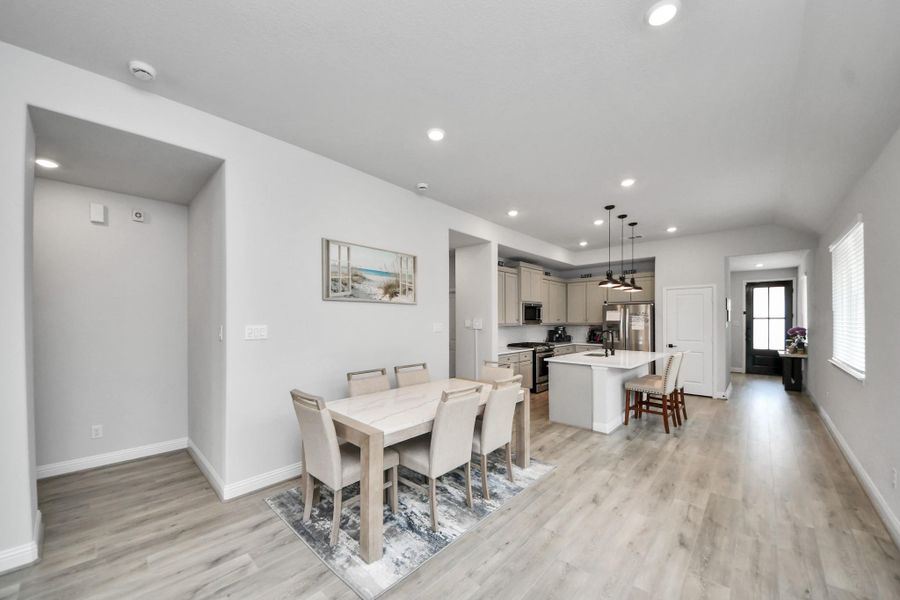 Furnished interior view inside a new home in , Conroe (Image 8).