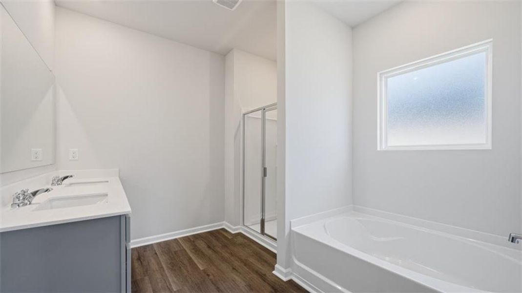 Furnished interior view inside a new home in Willowbrook, Winder (Image 7). Furnished interior view inside a new home in Willowbrook, Winder (Image 7).