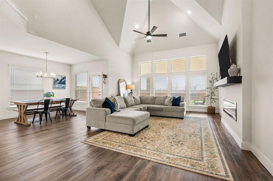 Furnished interior view inside a new home in , Haslet (Image 6).