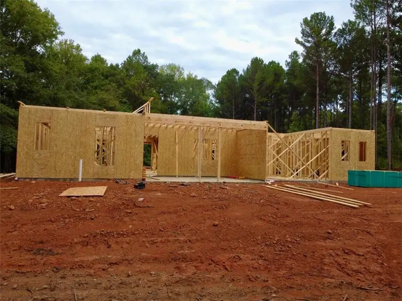 In-progress construction of a new home in , Madison, GA (Image 8).