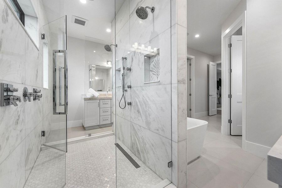 Furnished interior view inside a new home in , Delray Beach (Image 18).