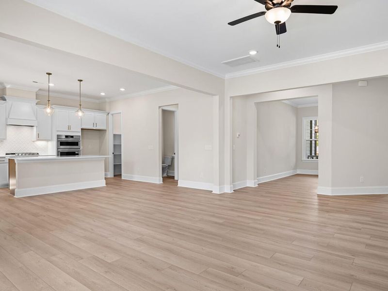 Spacious, unfurnished interior of a new home in Rockport, Wake Forest (Image 58).