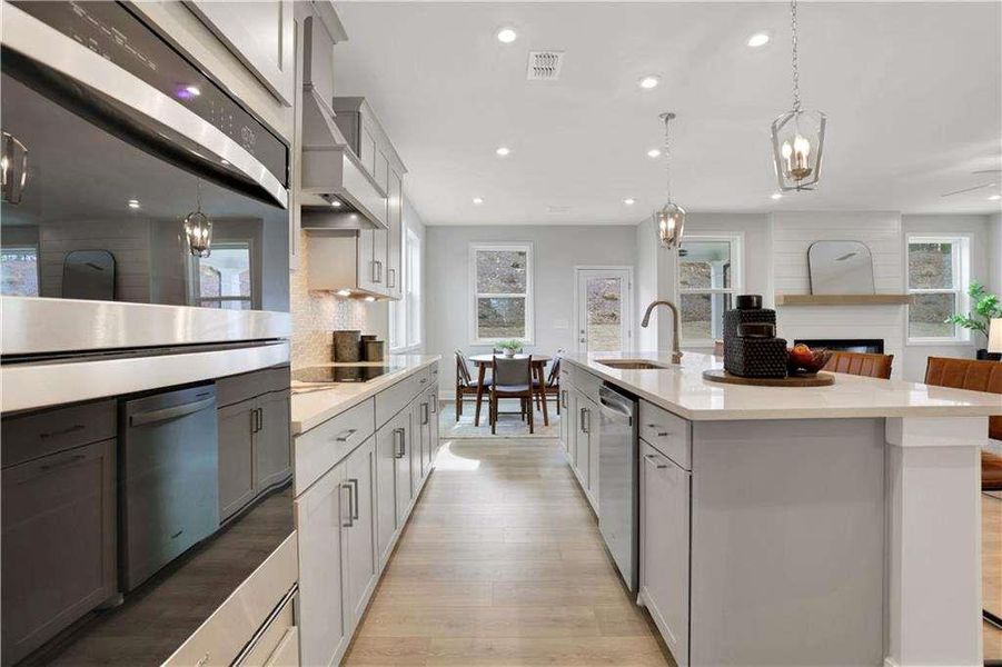 Furnished interior view inside a new home in The Paddocks at Doc Hughes, Buford (Image 33).