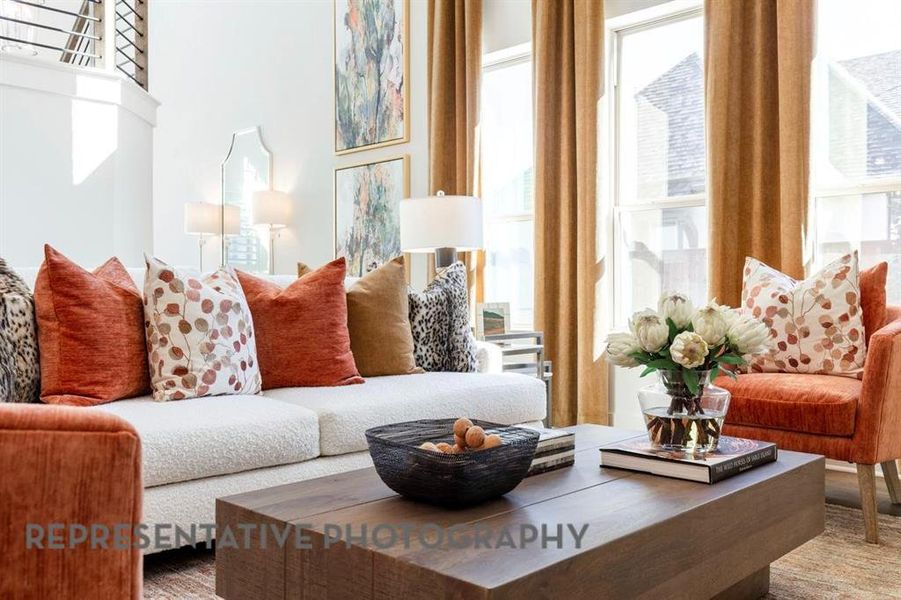 Furnished interior view inside a new home in The Parks at Wilson Creek, Celina (Image 19).