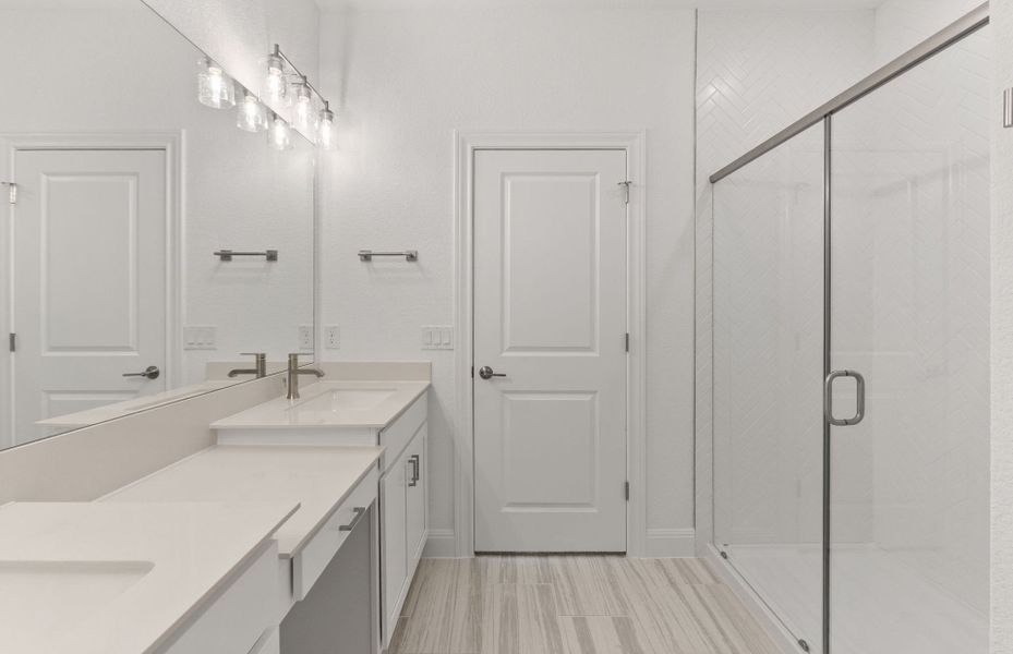 Furnished interior view inside a new home in Saddleback at Santa Rita Ranch, Liberty Hill (Image 4). Furnished interior view inside a new home in Saddleback at Santa Rita Ranch, Liberty Hill (Image 4).