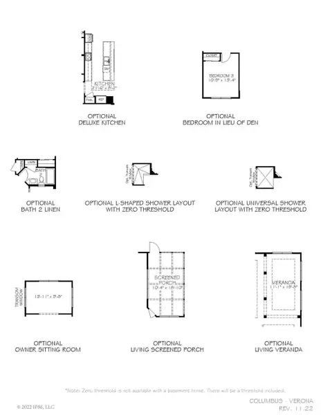 2D floor plan layout for the Verona by Epcon Communities in The Grove at Haven Hill, Lenoir City, TN (Image 16). 2D floor plan layout for the Verona by Epcon Communities in The Grove at Haven Hill, Lenoir City, TN (Image 16).