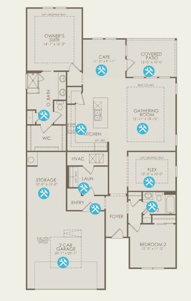 Representative furnished interior of a home built from the Mystique by Del Webb in Del Webb Point Hope, Charleston (Image 13). Representative furnished interior of a home built from the Mystique by Del Webb in Del Webb Point Hope, Charleston (Image 13).