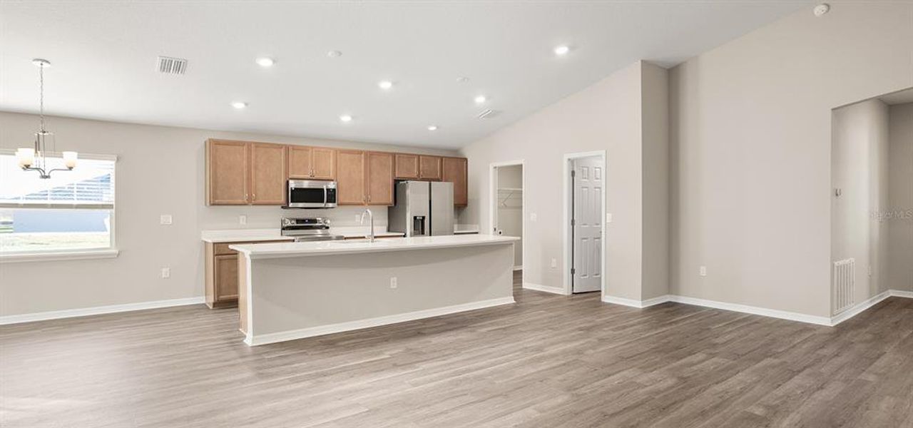 Furnished interior view inside a new home in Bennah Oaks, Belleview (Image 10).