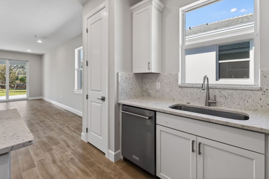 Furnished interior view inside a new home in Costa Pointe, Vero Beach (Image 40).