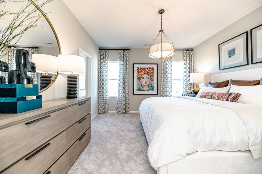 Representative furnished interior of a home built from the Alexander by McKee Homes in Bedford, Raeford (Image 10).