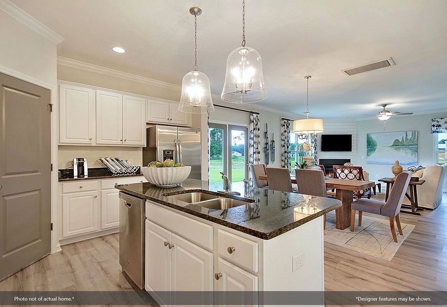 Furnished interior view inside a new home in Golden Ridge, Youngsville (Image 6).