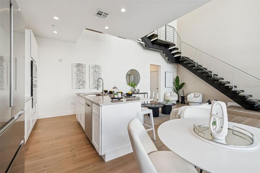 Furnished interior view inside a new home in , Sarasota (Image 8).